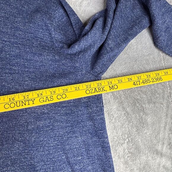 J.Crew Sweater Mens XL Blue Heather Cotton Crewneck Knit Pullover Long Sleeve - Picture 4 of 8